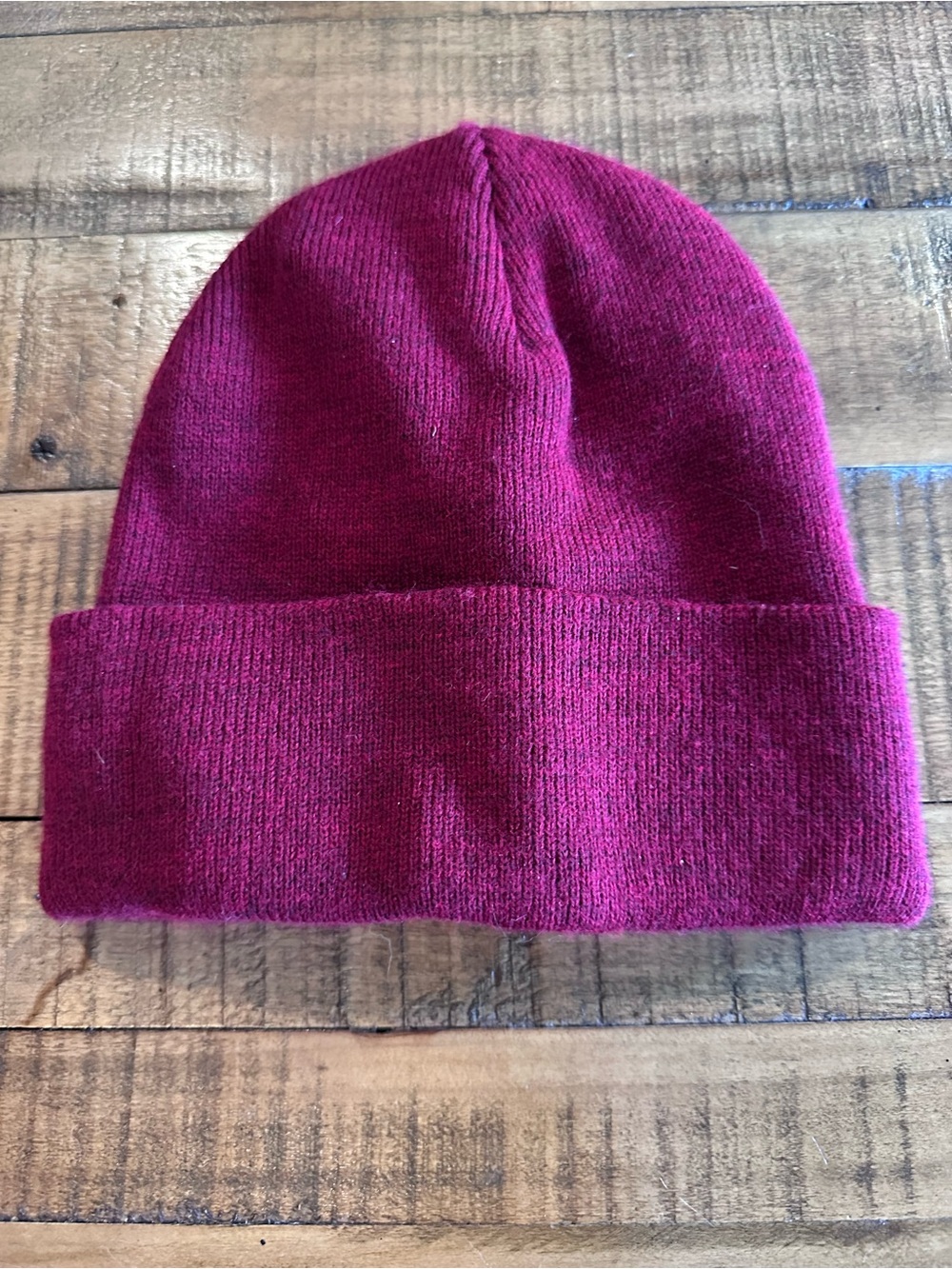 Pendleton Red Ribbed Cuffed Beanie - Picture 3 of 3